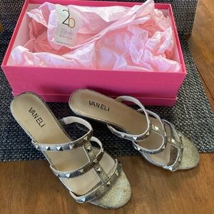 Vaneli Mayda Bronze Metallic Sandals — Metallic is the new Neutral